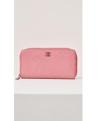 What Goes Around Comes Around Louis Vuitton Pink Empreinte Ab Zippy Wallet