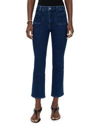 FRAME - The Reboot Crop Modernist Pocket Jeans - Lyst