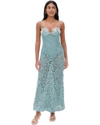 PATBO - Camila Coelho Crochet Embroidered Maxi Dress - Lyst