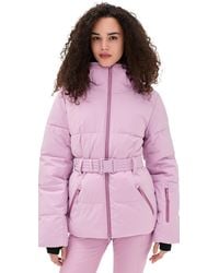 Halfdays - Hedy Belted Puffer Ski Jacket - Lyst
