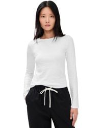 PERFECTWHITETEE - Jamie Recycled Cotton Long Sleeve Tee - Lyst