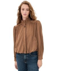 Astr - Estero Faux Suede Jacket - Lyst