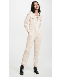 Free People Set The Tone Jumpsuit - White