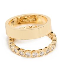 Madewell - Bezel Crystal Ring Pack - Lyst