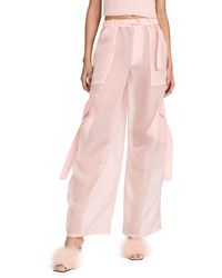 LAPOINTE - Apointe Organza Utiity Pocket Pant Ight Pink - Lyst