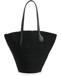 Liffner - Straw Basket Bag - Lyst