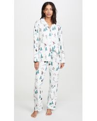 Pj Salvage Bearly Awake Flannel Pj Set - White