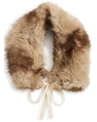 Apparis - Eliza Faux Mink Collar - Lyst