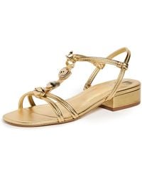 Larroude - Shelly Flat Sandals - Lyst