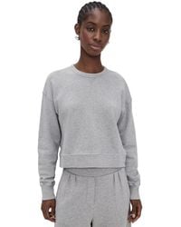 La Ligne - Cropped James Sweatshirt - Lyst