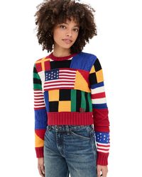 Polo Ralph Lauren - Cotton Flag Pullover Sweater - Lyst