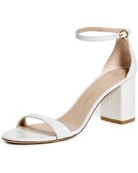 Stuart Weitzman - Nudist Block Sandals 75Mm - Lyst