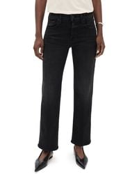 Mother - The Mid Rise Rambler Zip Flood Jeans - Lyst