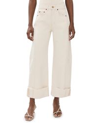 B Sides - Relaxed Cuffed Lasso Jeans - Lyst