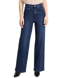 FAVORITE DAUGHTER - The Mischa Super High Rise Wide Leg Jeans - Lyst
