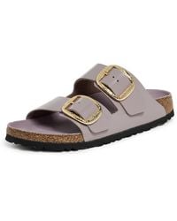 Birkenstock - Arizona Big Buckle High Shine Hammered Sandals - Lyst