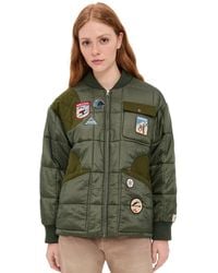 Sea - Eira Quilted Patched Puffer Jacket - Lyst
