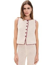 Vrg Grl - Stella Crochet Vest - Lyst