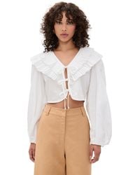 De Loreta - Aurelia Blouse - Lyst