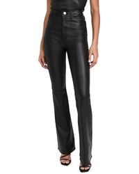 SPRWMN - 5 Pocket Micro Flare Leather Pants - Lyst