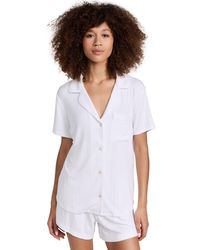 Eberjey - Gisele Rib Relaxed Short Pajama Set - Lyst