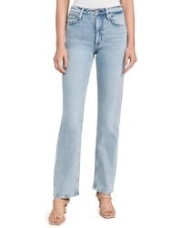 Rag & Bone - Harlow Mid Rise Full Length Straight Jeans - Lyst