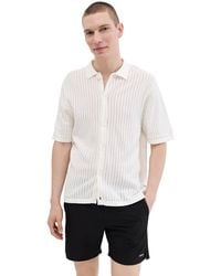 Rhythm - Knit Button Down Polo - Lyst