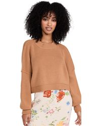 Free People - Free Peope Easy Street Crop Puover Cae X - Lyst