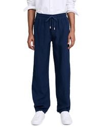 Vilebrequin - Pacha Drawstring Linen Pants - Lyst