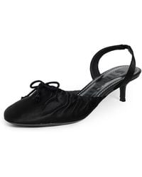 STAUD - Alba Ballet Slingback Heels - Lyst