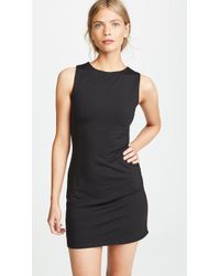 Susana Monaco Slit Open Back Dress - Black
