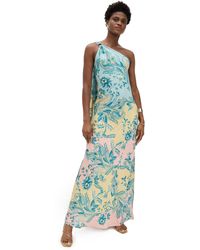 Hemant & Nandita - One Shoulder Long Dress - Lyst