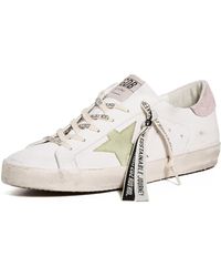Golden Goose - Super Star Bio Based Upper Suede Star And Heel Sneakers - Lyst