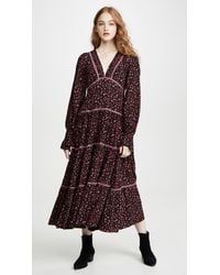 Free People What A Feeling Midi Dress - Black