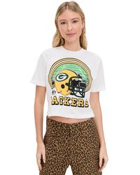 Junk Food - Packers Game Time Mn Crop Tee - Lyst
