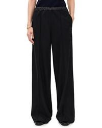 Vince - Mid Rise Satin Combo Pull On Pants - Lyst
