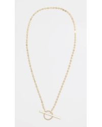 Lana Jewelry Toggle Nude Chain Necklace - Metallic
