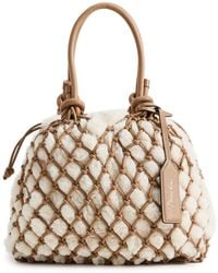 3.1 Phillip Lim - Faux Fur Macrame Mini Sac - Lyst