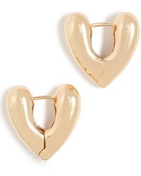 Annika Inez - Small Heart Hoops - Lyst