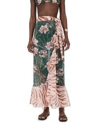 PATBO - Botanic Retro Wrap Skirt - Lyst