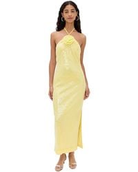 Endless Rose - Rose Haltered Sequins Maxi Dress - Lyst