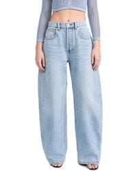 Alexander Wang - Oversized Rounded Jeans - Lyst