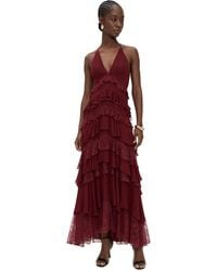 cotton candy sheer maxi dress Strapless Satin Maxi Dress – Cotton Candy LA