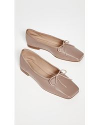 mansur gavriel square ballerina flats