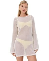 Le Bos - Biarritz Long Sleeve Mini Coverup - Lyst