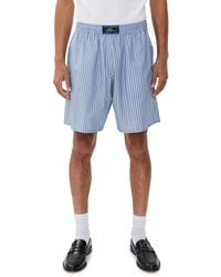 Marni - Striped Pull On Shorts 7.75 - Lyst