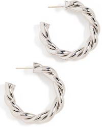 Jennifer Fisher - 1 Twisted Lilly Mini Hoops - Lyst