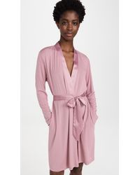 Calvin Klein Modal Satin Robe - Pink