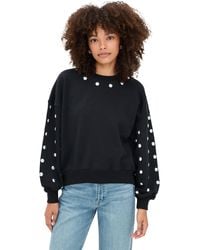 Cinq À Sept - Studded Sleeves Brandy Pullover - Lyst