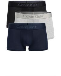 Calvin Klein - Ultra Soft Modal 3-Pack Trunks - Lyst